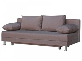 Диван Комфорт без подлокотников 4 подушки балтик битер в Губкинском - gubkinskij.mebel-tymen.ru | фото