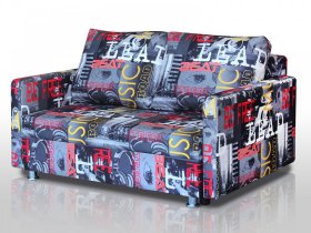 Диван Реал 120 с подлокотниками мьюзик в Губкинском - gubkinskij.mebel-tymen.ru | фото