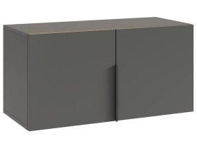 Антресоль двухдверная L800 Баско графит в Губкинском - gubkinskij.mebel-tymen.ru | фото