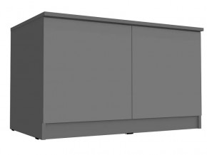 Антресоль-тумба Челси Графит в Губкинском - gubkinskij.mebel-tymen.ru | фото