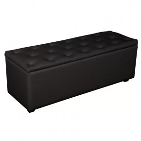 Банкетка Монако-2 (черный) в Губкинском - gubkinskij.mebel-tymen.ru | фото