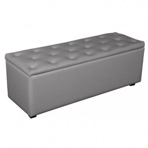 Банкетка Монако-2 (серый) в Губкинском - gubkinskij.mebel-tymen.ru | фото