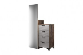 Брента Комод с зеркалом Жемчуг в Губкинском - gubkinskij.mebel-tymen.ru | фото