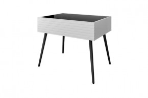 Брента Стол журнальный Белый в Губкинском - gubkinskij.mebel-tymen.ru | фото