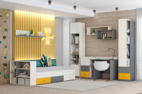 Детская Клео С-2, графит, миндаль, солнечный Диал в Губкинском - gubkinskij.mebel-tymen.ru | фото