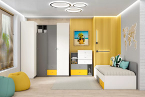 Детская Клео С-3, графит, миндаль, солнечный Диал в Губкинском - gubkinskij.mebel-tymen.ru | фото