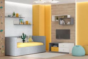 Детская Клео С-6, графит, миндаль, солнечный Диал в Губкинском - gubkinskij.mebel-tymen.ru | фото