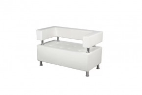 Диван 2-х местный Рейли (белый) в Губкинском - gubkinskij.mebel-tymen.ru | фото