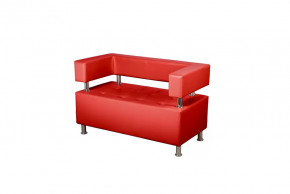 Диван 2-х местный Рейли (красный) в Губкинском - gubkinskij.mebel-tymen.ru | фото
