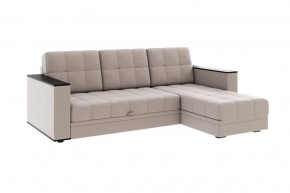 Диван АТЛАНТ угловой без столика NEO 8 кэмэл в Губкинском - gubkinskij.mebel-tymen.ru | фото