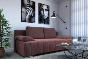 Диван-кровать "Гамма" винный в Губкинском - gubkinskij.mebel-tymen.ru | фото