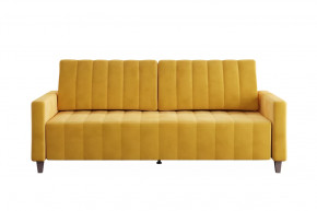 Диван-кровать Марк Модель 054 Велюр Ультра Мустард в Губкинском - gubkinskij.mebel-tymen.ru | фото