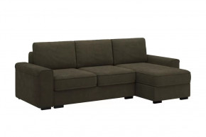 Диван-кровать угловой "Леон" хаки в Губкинском - gubkinskij.mebel-tymen.ru | фото