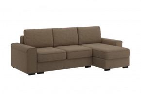 Диван-кровать угловой "Леон" песчаный в Губкинском - gubkinskij.mebel-tymen.ru | фото