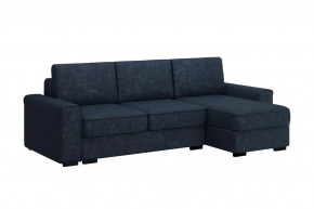 Диван-кровать угловой "Леон" сапфировый в Губкинском - gubkinskij.mebel-tymen.ru | фото