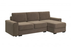 Диван-кровать угловой "Леон" серо-бежевый в Губкинском - gubkinskij.mebel-tymen.ru | фото