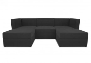Диван модульный угловой Бергамо пять секций Dream Grafit кат. 3 в Губкинском - gubkinskij.mebel-tymen.ru | фото