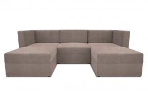 Диван модульный угловой Бергамо пять секций Savana plus Mocca кат. 1 в Губкинском - gubkinskij.mebel-tymen.ru | фото