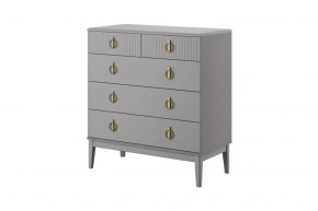 Фарго Комод 5 ящиков 890 Антрацит в Губкинском - gubkinskij.mebel-tymen.ru | фото