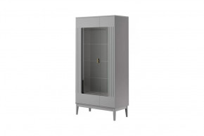 Фарго Шкаф витрина ШР-2 Антрацит в Губкинском - gubkinskij.mebel-tymen.ru | фото