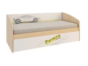 Кровать Форсаж (Софа) дуб сонома/белый в Губкинском - gubkinskij.mebel-tymen.ru | фото