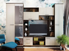 Гостиная Флора венге-дуб в Губкинском - gubkinskij.mebel-tymen.ru | фото