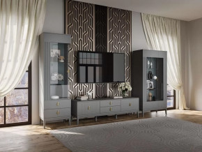 Гостиная модульная Фарго антрацит в Губкинском - gubkinskij.mebel-tymen.ru | фото