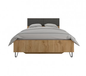 GRACE кровать LOZ120х200 (Дуб наварра/Графит) в Губкинском - gubkinskij.mebel-tymen.ru | фото