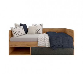 GRACE кровать LOZ90 (Дуб наварра/Графит) в Губкинском - gubkinskij.mebel-tymen.ru | фото