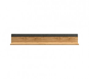 GRACE полка POL140 (Дуб наварра/Графит) в Губкинском - gubkinskij.mebel-tymen.ru | фото