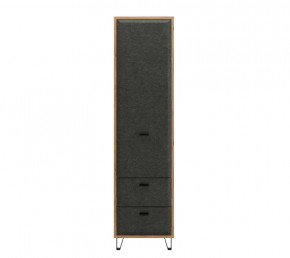 GRACE шкаф REG1D2S (Дуб наварра/Графит) в Губкинском - gubkinskij.mebel-tymen.ru | фото