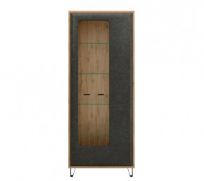 GRACE шкаф REG2W (Дуб наварра/Графит) в Губкинском - gubkinskij.mebel-tymen.ru | фото