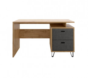 GRACE стол письменный BIU2S  (Дуб наварра/Графит) в Губкинском - gubkinskij.mebel-tymen.ru | фото