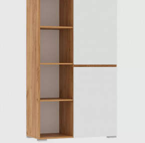 ГРЕТТА Буфет 2С (ш900*г411*в1586мм), ЛДСП дуб крафт золотой/ЛДСП белый в Губкинском - gubkinskij.mebel-tymen.ru | фото