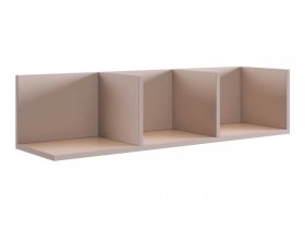 Полка навесная 2 Рич кашемир в Губкинском - gubkinskij.mebel-tymen.ru | фото