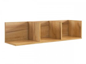 Полка навесная 2 Рич дуб крафт золотой в Губкинском - gubkinskij.mebel-tymen.ru | фото