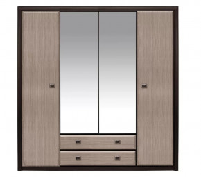 КОЕН шкаф с зеркалом SZF4D2S (Венге/Штрокс) в Губкинском - gubkinskij.mebel-tymen.ru | фото