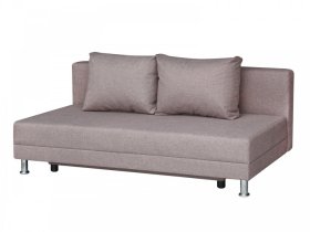 Диван Комфорт Лайт без подлокотников 2 подушки латте в Губкинском - gubkinskij.mebel-tymen.ru | фото