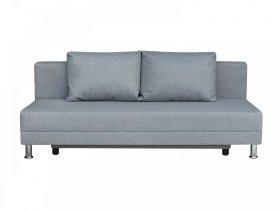 Диван Комфорт Лайт без подлокотников 2 подушки грей в Губкинском - gubkinskij.mebel-tymen.ru | фото