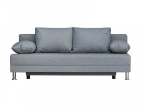 Диван Комфорт без подлокотников 4 подушки грей в Губкинском - gubkinskij.mebel-tymen.ru | фото