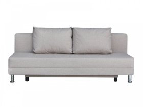 Диван Комфорт Лайт без подлокотников 2 подушки кэмел в Губкинском - gubkinskij.mebel-tymen.ru | фото