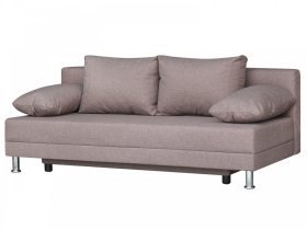 Диван Комфорт без подлокотников 4 подушки латте в Губкинском - gubkinskij.mebel-tymen.ru | фото