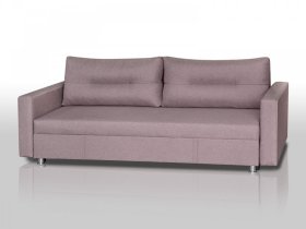 Диван Комфорт с прямыми подлокотниками латте в Губкинском - gubkinskij.mebel-tymen.ru | фото