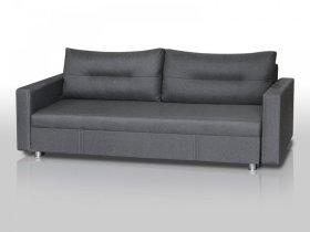 Диван Комфорт с прямыми подлокотниками графит в Губкинском - gubkinskij.mebel-tymen.ru | фото