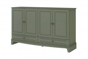 Комод 4 двери + 2 ящика Лорето Лак Зелёный самшит в Губкинском - gubkinskij.mebel-tymen.ru | фото