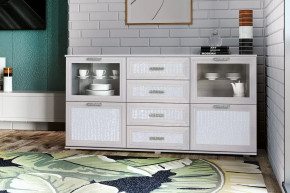 Комод №7 Экокожа Зарон в Губкинском - gubkinskij.mebel-tymen.ru | фото