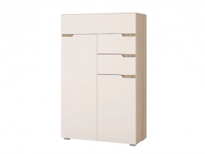 Комод Анталия Сонома-Белый софт в Губкинском - gubkinskij.mebel-tymen.ru | фото