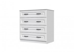 Комод "Кантри" 4 ящика, белый в Губкинском - gubkinskij.mebel-tymen.ru | фото