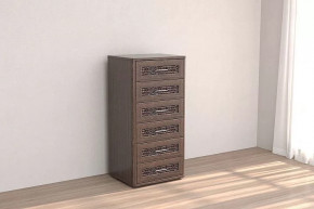 Комод Кэт-4 6 ящиков Венге Диал в Губкинском - gubkinskij.mebel-tymen.ru | фото