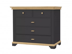 Комод Лиана-1 Дуб Крафт Золотой/Графит в Губкинском - gubkinskij.mebel-tymen.ru | фото